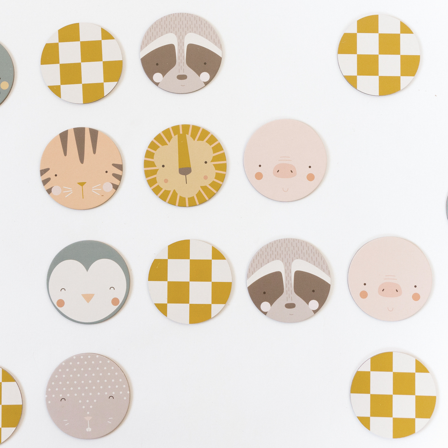 Memory Match - Animal Faces Memory Matching Game