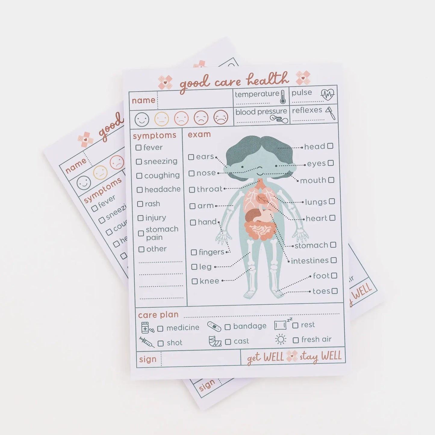 Doctor Visit Pretend Play Notepad, Series 1 Inspired to Play
