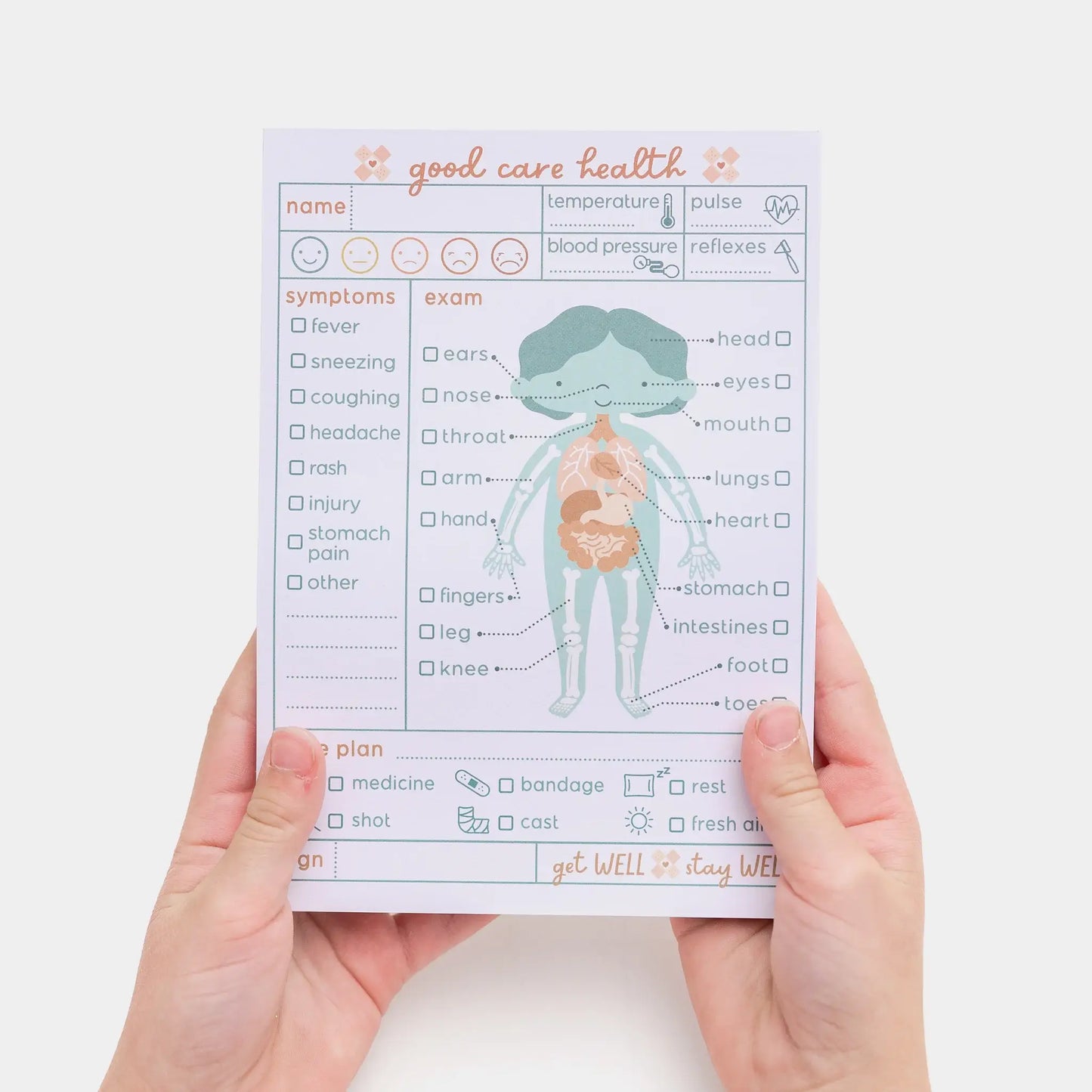 Doctor Visit Pretend Play Notepad, Series 1 Inspired to Play