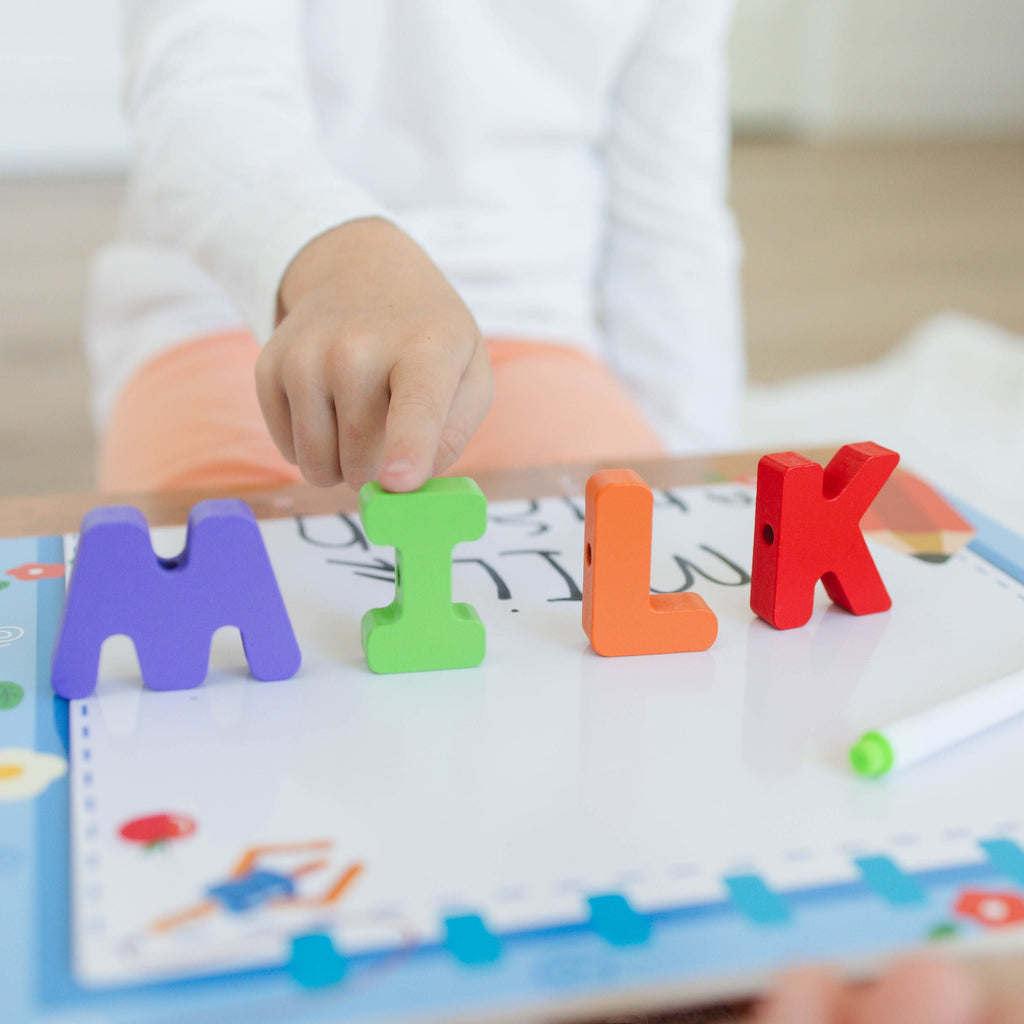 ABC Puzzle Set with Flashcards + Whiteboard SpiritnSprout