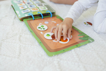 Farm Busy Book with Zipper Pouch