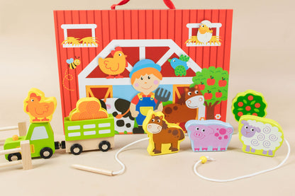 Farm Play Set Lacing Toy