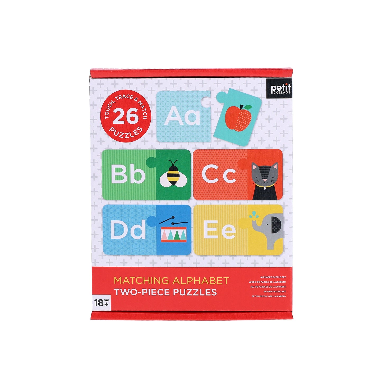 Matching Alphabet Two-Piece Puzzles