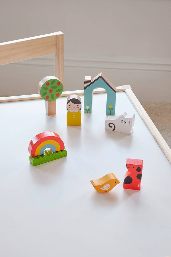 At Home Wooden Puzzle + Play Petit Collage