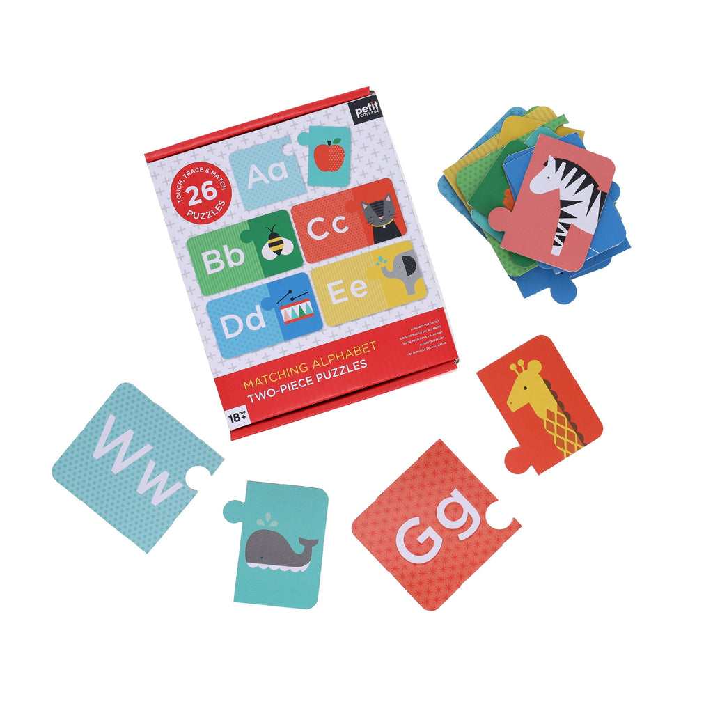 Matching Alphabet Two-Piece Puzzles Petit Collage