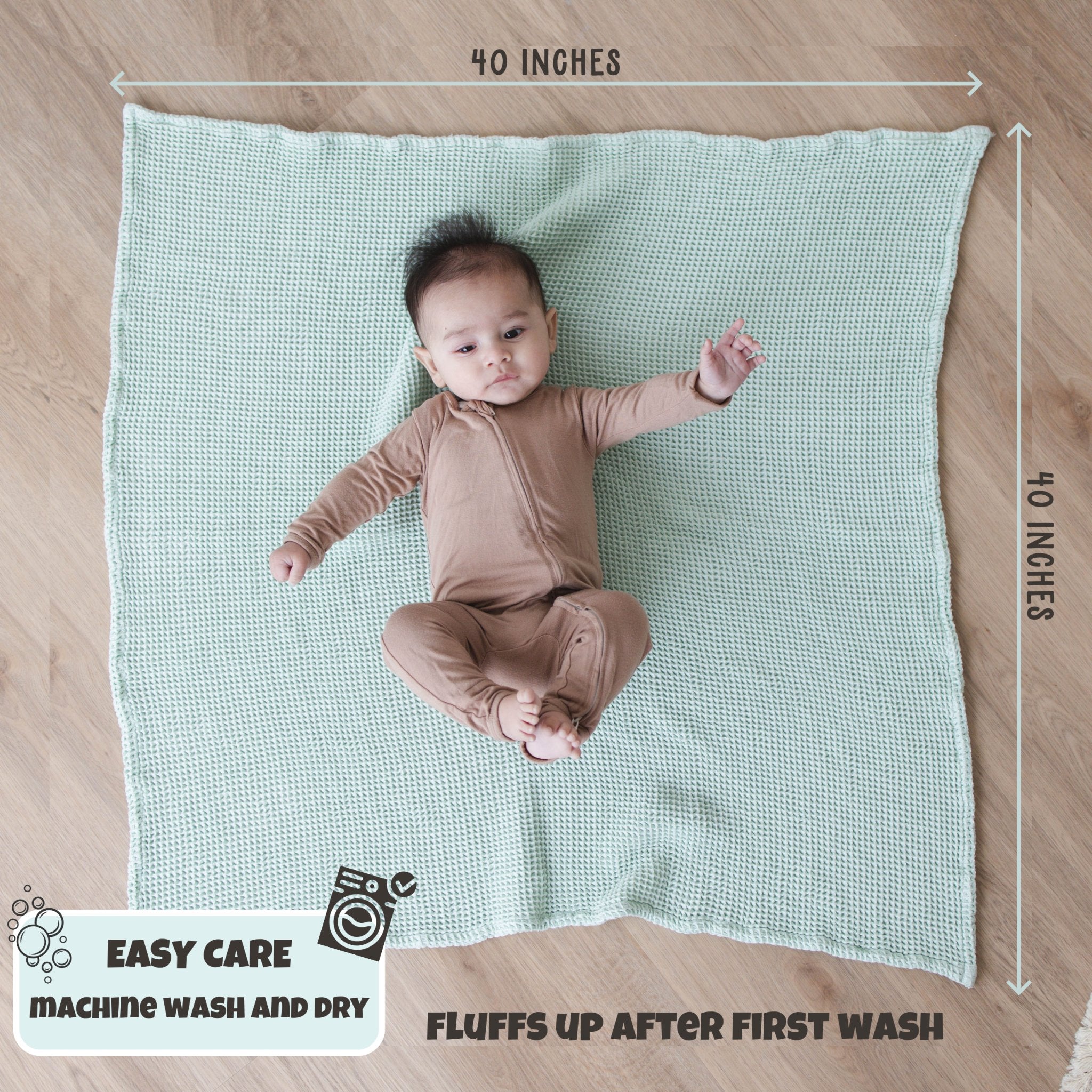 Waffle Blankets 30 X 40 Inch Blanket Grey Waffle Baby Blanket